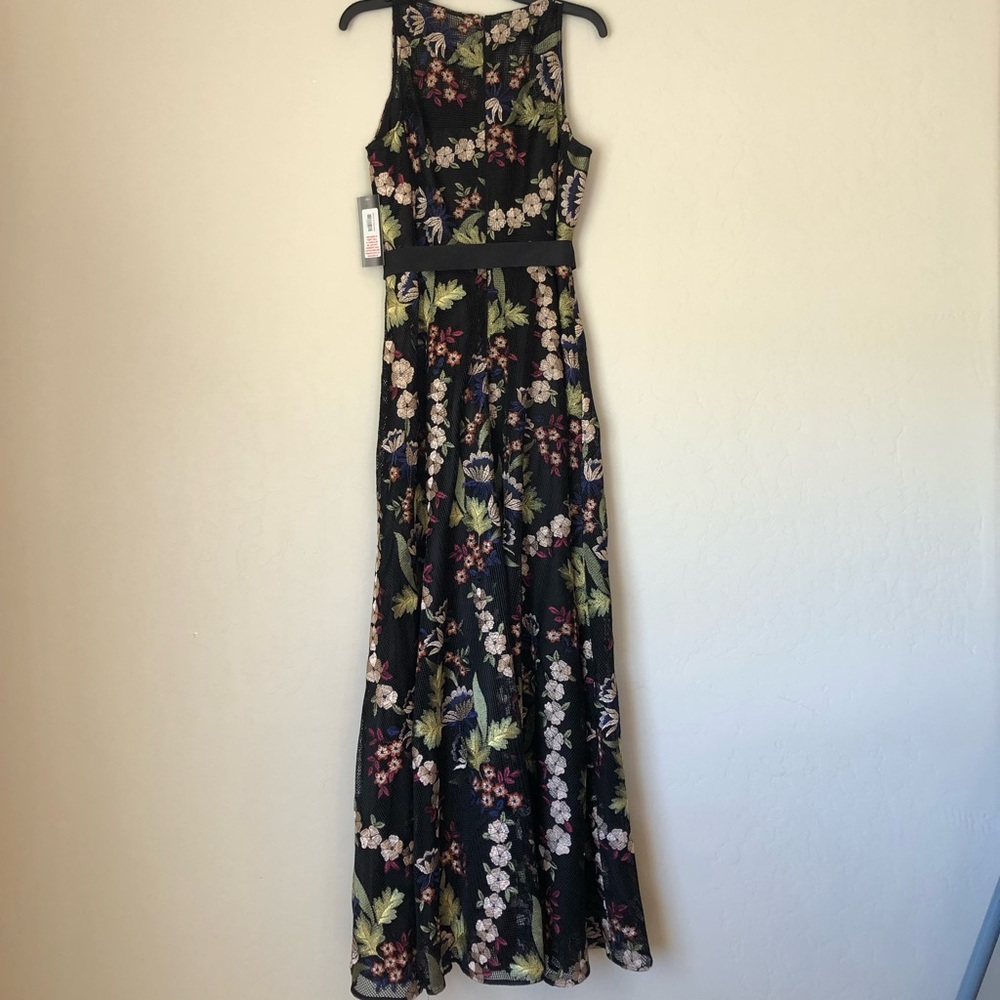 Beautiful embroidered net floor length dress. Never worn.